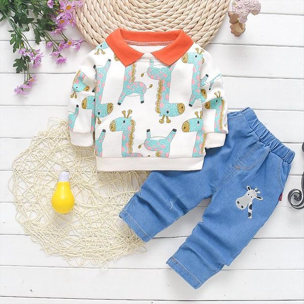 

boys clothes sets spring autumn children cotton striped hoodies pants 2pcs outfits for baby kids casual sports suits, White