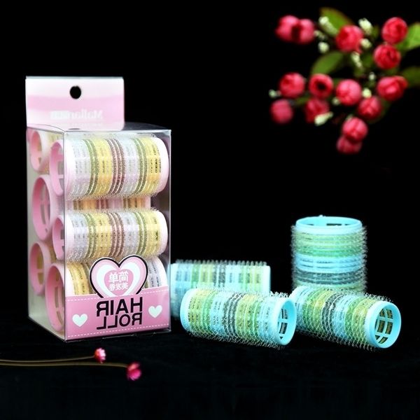 

air banger self marian adhesive plastic tube hair magic curler