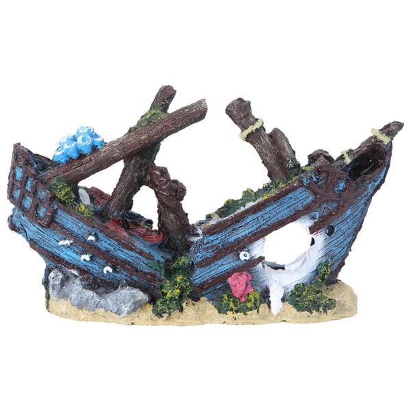 

aquarium landscaping pirate ship debris fish tank adornment shipwreck decor decorations