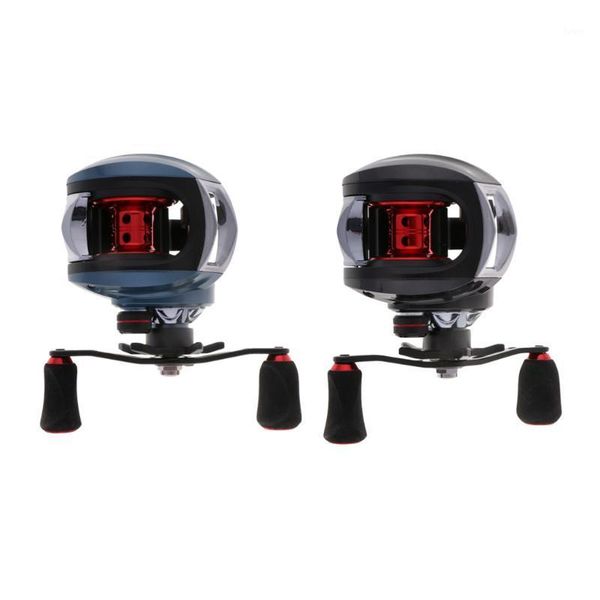 

baitcasting fishing reel 17+1 ball bearings 7.2:1 gear ratio high speed with dual brake system reels