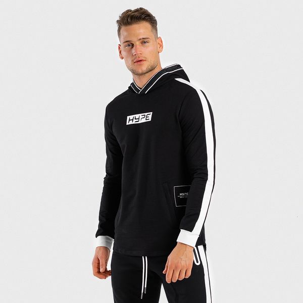 

men's tracksuits 2021 fall and winter season of men printed fitness jogging cotton clothes hoodie sweat suit gym, Gray