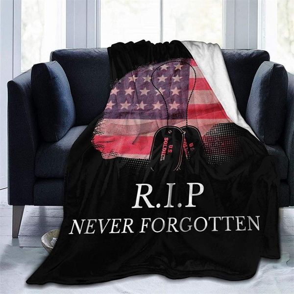 

blankets r.i.p never forgotten cubre camara green throw blanket 3d print on demand sherpa super comfortable for sofa thin quilt