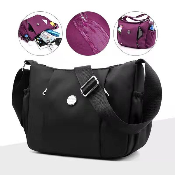 

evening bags women's casual shoulder bag korean style female handbag large capacity messenger ladies nylon tote crossbody bolsas