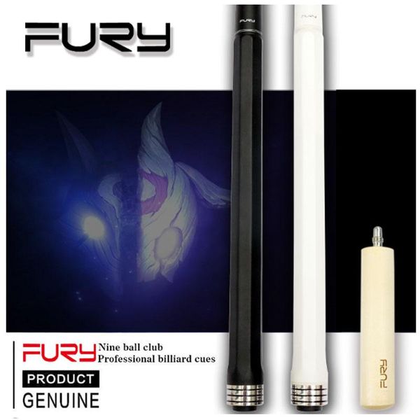 

fury pool cue 13mm/11.75mm tips billiard black/white colors china 2021 cues