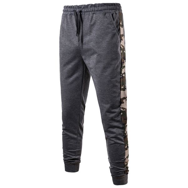 

pant fashion slacks 2021 men's casual sports pants camouflage color matching, Black