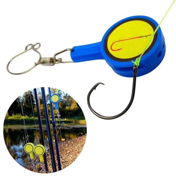 

2pcs multifunction knot tool nail portable fast tie accessories mini line cut fish hook box &t8 fishing