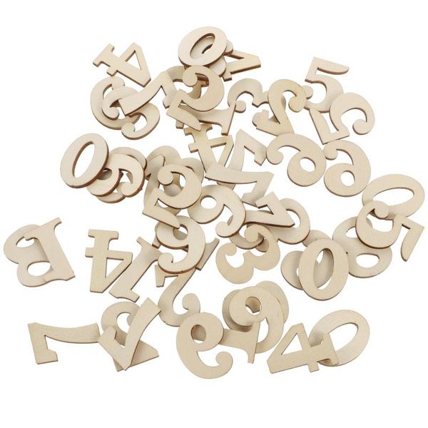 

novelty items 100pcs wooden clock numbers pretty arabic practical diy decors