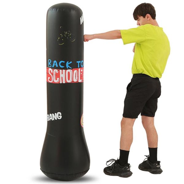 

sand bag 1.5m fitness punching inflatable stand boxing toy pvc indoor tower