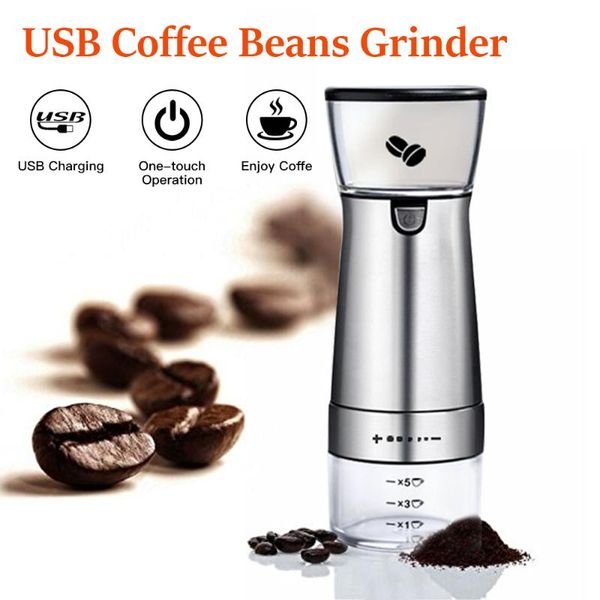 

manual coffee grinders portable rechargeable electric beans grinder multifunction grinding tools for nuts seeds grains practical kitchen