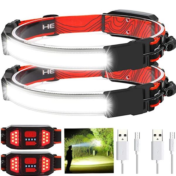 

headlamps trend 80000 lm headlights outdoor household portable led headlight with built-in battery usb rechargeable camping head lamp