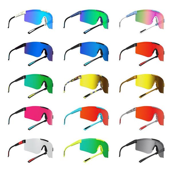 

outdoor eyewear pv big frame colorful cycling glasses interchangeable polarized mtb road bike bicycle