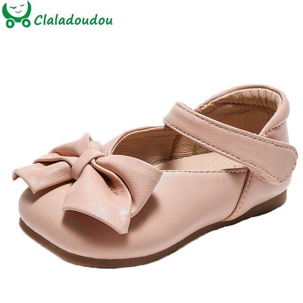 

12-15.5cm brand baby girls bow-knot pu leather shoes,beige pink solid soft toddler girl spring shoes,0-3years old kids shoes first walkers