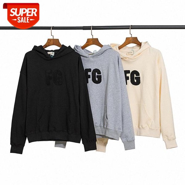 

the sixth oversized rich flocking hip-hop hoodie #h70a, Black