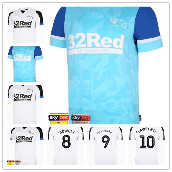 

2021 2022 derby county soccer jersey rooney 21 22 jerseys lawrence bogle waghorn maillot de football shirt bielik thailand quality, Black;yellow