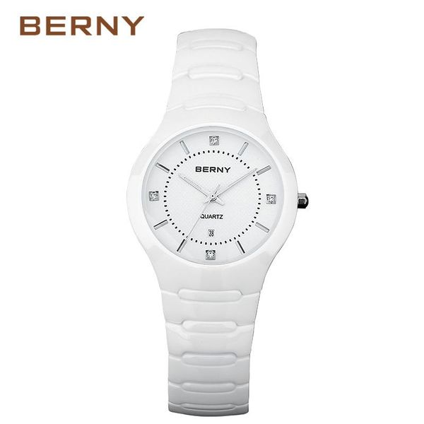 

wristwatches luxury ceramic ladies quartz wrist womens watch fashion white christmas present 2316l 2318l 2322l, Slivery;brown