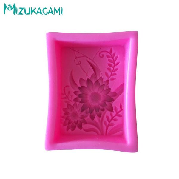 

cake tools silicone mold sun flower chocolate fondant decorating tool handmade soap diy kitchen baking dj-02095