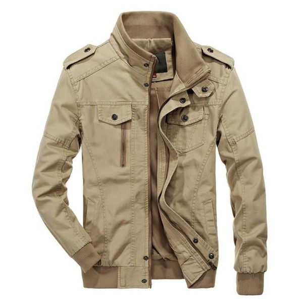 

men's jackets ing sale military men autumn slim fit cotton jacket casual bomber army green male outerwear 5xl/6xl, Black;brown