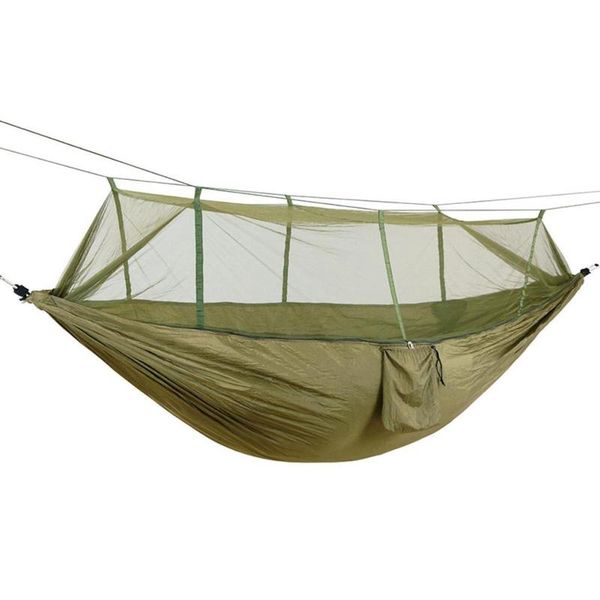 

camp furniture 260x140cm outdoor automatic quick open mosquito net tent hammock portable double anti-mosquito for garden camping