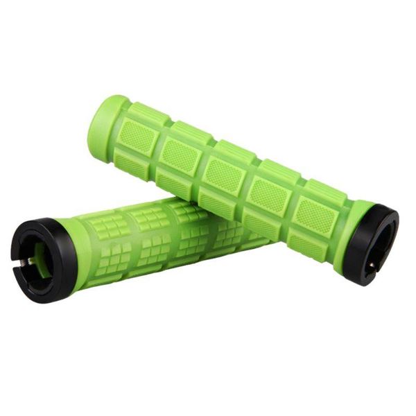 

bike handlebars &components 1pair non-slip lock-on rubber bicycle handle mtb road handlebar grip cover cycling accessories