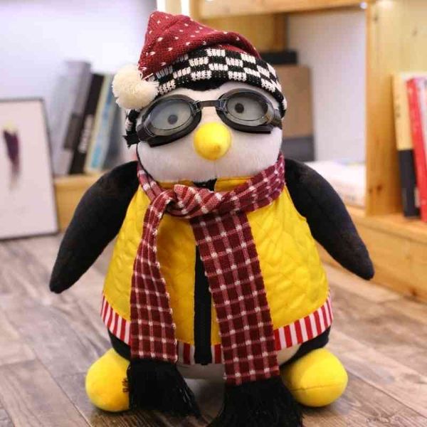 

5625cm 45cm around friends sixsome doll hugsy haji penguin plush toy for gifts