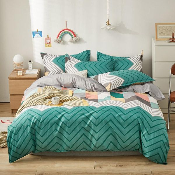 

bedding sets product 100% polyester fiber 4pcs rural style and children bedspread quilt cover pillowcase in various sizes