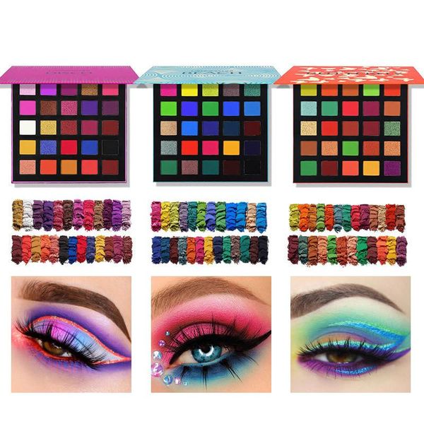 

eye shadow 25 color matte pearl tray exquisite and lasting european american makeup