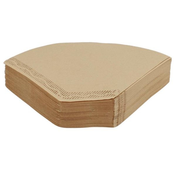 

coffee filters 100 pieces eco-friendly unbleached original wooden hand drip paper brewer 102 filter bag maker