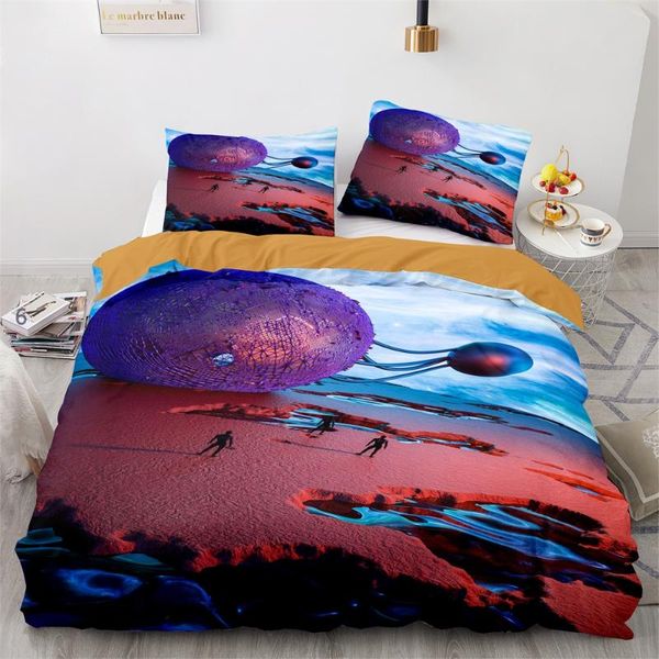 

home comforter bedding sets qualified  king set duvet cover pillow cases 2-3pcs style17
