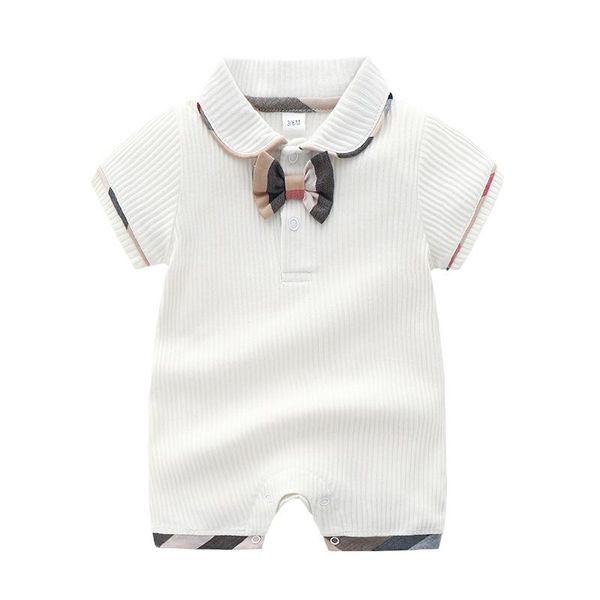 

jumpsuits summer baby clothes cotton thin neonate short sleeved born girls romper, Blue