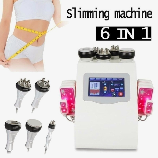 

6 in 1 ultrasonic cavitation radio frequency lllt laser contour loss weight fat removal sculpting machine for spa salon
