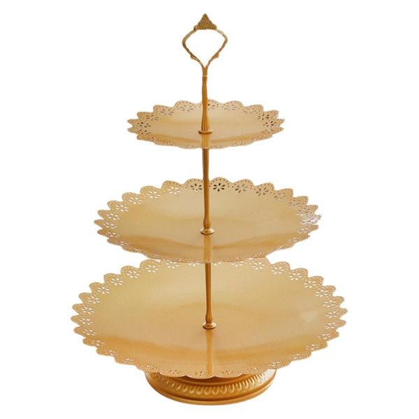 

other bakeware display holder metal party reusable round wedding with carry handle food server for afternoon stand home