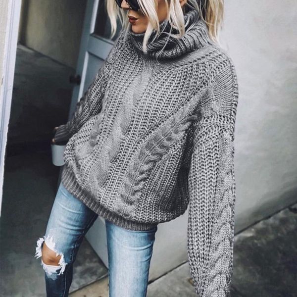 

women's sweaters 2021 autumn winter pullover loose languid lazy web celebrity sweater turtleneck small fresh sweet long sleeve blouse w, White;black
