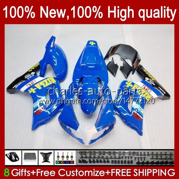 Corpo per SUZUKI SV1000S SV650S SV-1000 03-13 30No.5 SV1000 SV650 SV 1000 650 S 650S 1000S 03 04 05 06 07 08 SV-650 2003 2009 2010 2011 2012 Carene OEM 2013 RIZLA blu