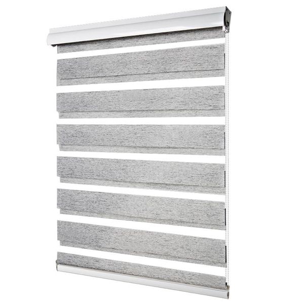 

blinds day night fabric zebra dustproof white cover roller heavy duty full shade