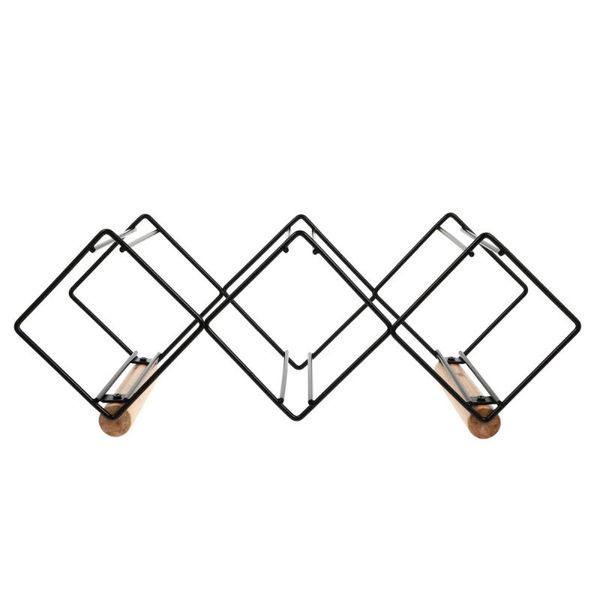 

hooks & rails 1pc red racks display wall storage deskdecor (black)