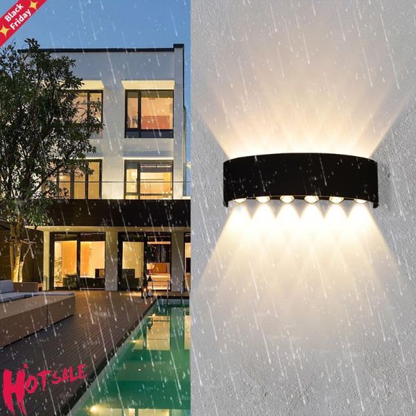 

outdoor wall lamp 85v-265v ip65 waterproof 2w / 4w 6w 8w 10w 12w led lighting lamps