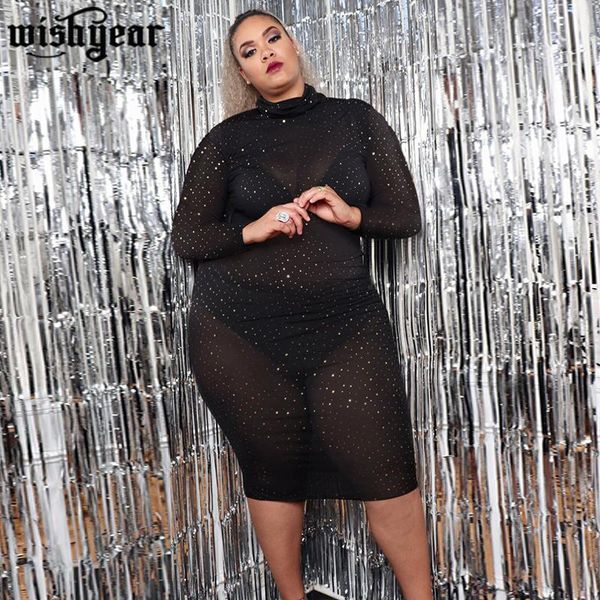 

wishyear plus size dress women autum beach solid lace dresses short sleeve backless o-neck big sizes casual vestidos xl-5xl, Black;gray