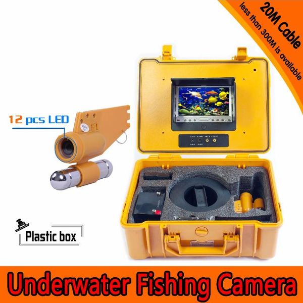 

product 20 to 100 meters 7 inch screen video system underwater surveillance fishing industrial camera ip58 waterproof ip cameras