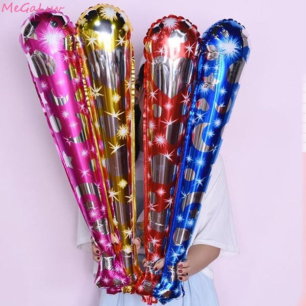 

party decoration 4x large aluminum foil balloon baseball bat ball baby shower kids toy cheer blow bar inflatable air event supplies