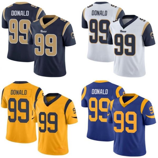 

losangelesramsmen #99 aaron donald women youth vapor limited jersey, Black
