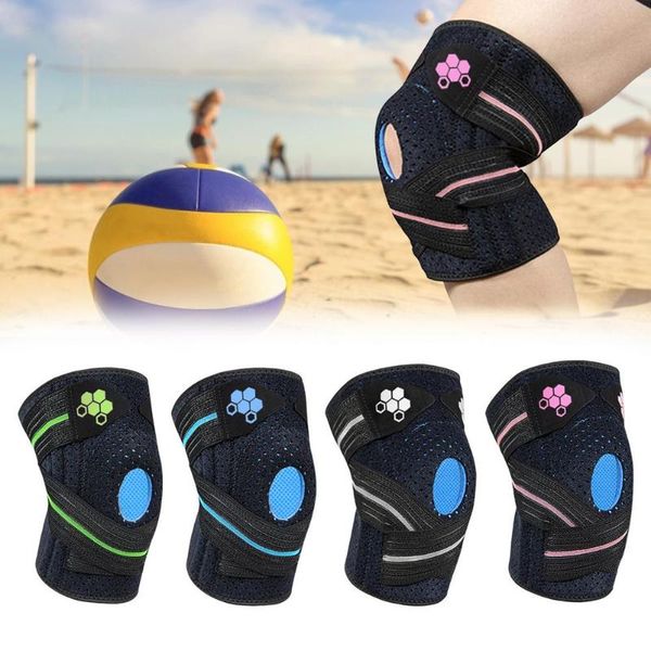 

elbow & knee pads adjustable support brace silicone spring sports safety compress guard protector tendonitis stabilizer unisex, Black;gray
