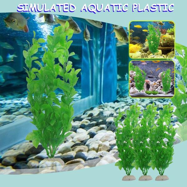 

decorations 3pcs pvc fish tank decoration simulation artificial trumpet environmental aquarium accessories fake aquatic plants