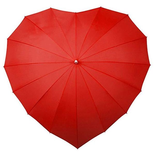 

umbrellas love heart umbrella - red heart-shaped wedding sun rain