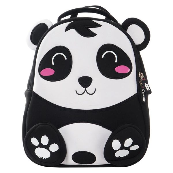 Sacos de escola Miúdos Marca 3D Bonito Panda Panda Saco Para Meninos Meninas Cartoon Animal Mochila Mochila Infantil Moda Anti Perdido Presente da Criança