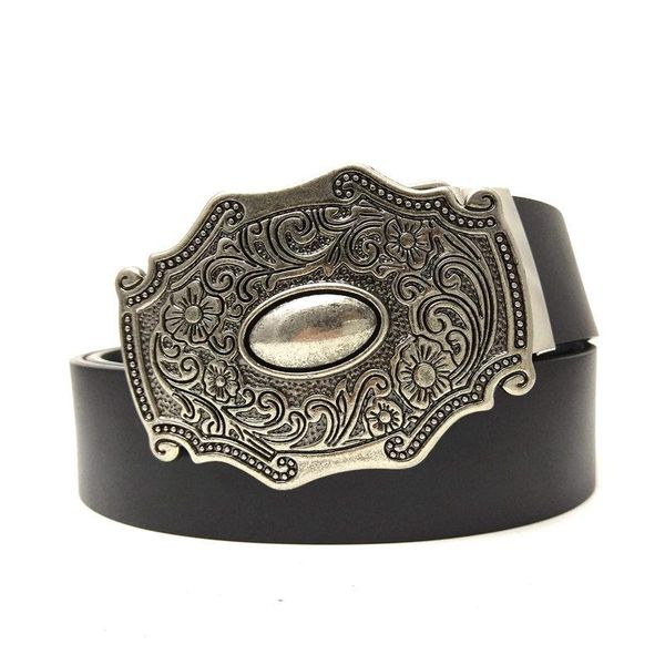 

belts western cowboy leather belt retro pattern american original diy 3.8cm, Black;brown