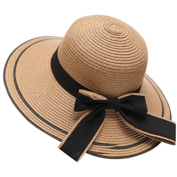 

wide brim hats straw travel hat foldable fashion women beach floppy, Blue;gray