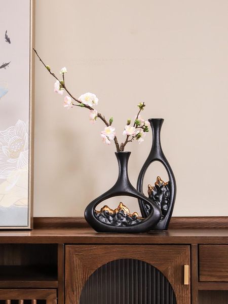 

vases chinese zen vase decoration home creative furnishing living room tv cabinet ceramic craft for