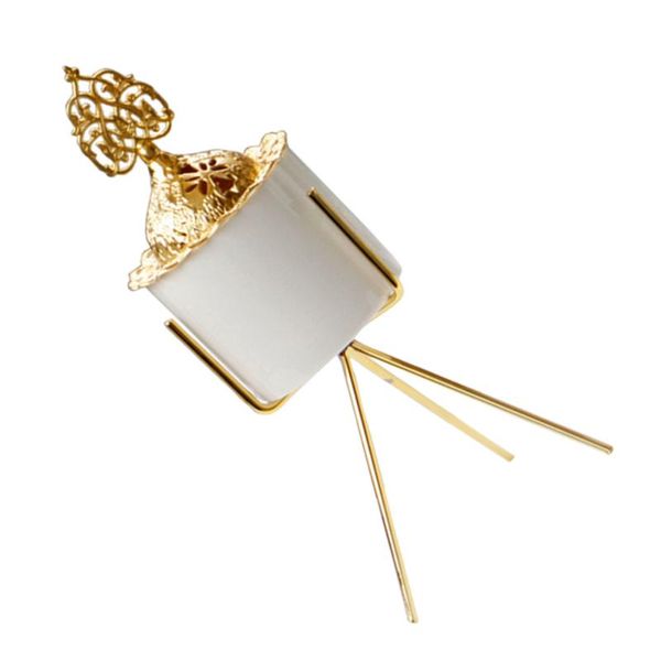 

1pc arabic incense burner metal ceramic arab style censer fragrance lamps