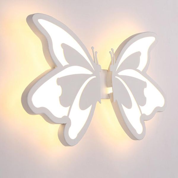 

wall lamp contemporary acrylic led light butterfly lamps for bathroom bedroom sconce
