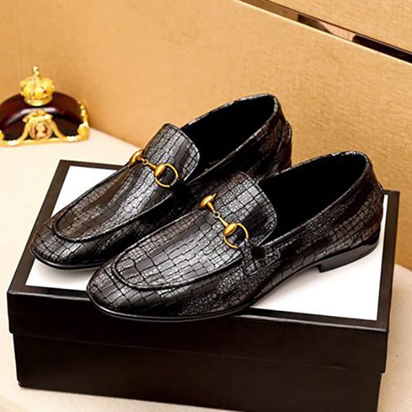 

mens business dress shoes classic handsome real leather soles casual shoe charming fashion and leisure style with fullpackage, Black